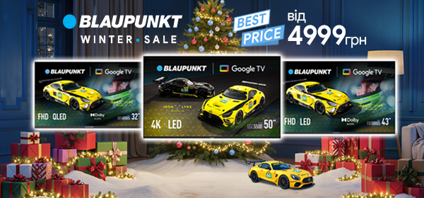 Купуй телевізори Blaupunkt від 4999 ₴ в COMFY